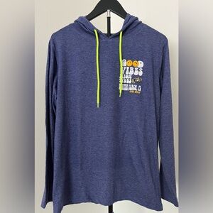 Surf Style “Good Vibes High Tides” Hoodie | Bonita Beach FL | Size L